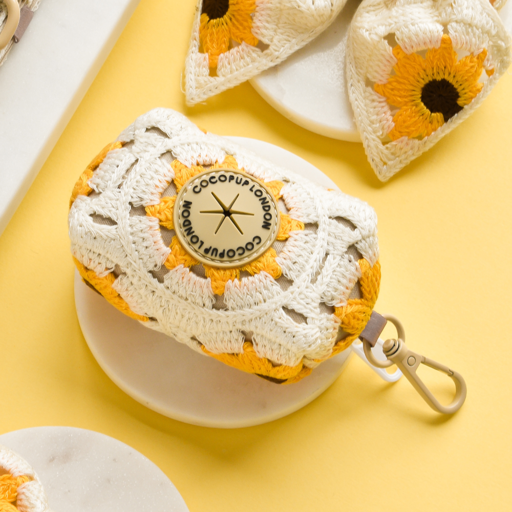 Sunflower Patch Dog Poop Bag Holder Cocopup London