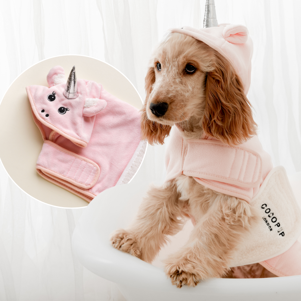 Pupicorn Dog Drying Robe