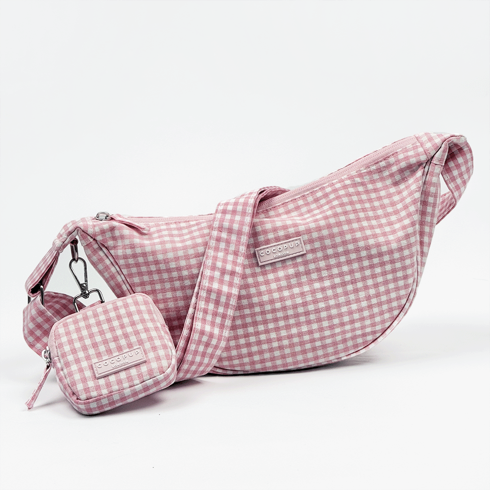 Crossbody Crescent Dog Walking Bag Bundle - English Rose – Cocopup