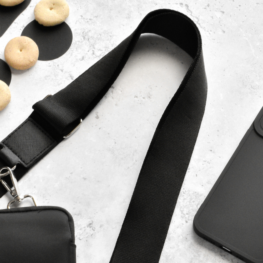Bag Strap Plain Black