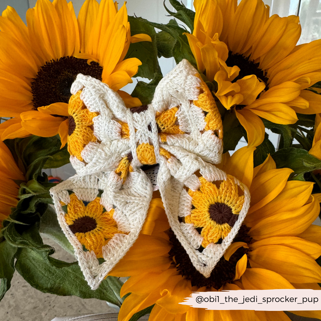 Sunflower Patch Sailor Bow Tie