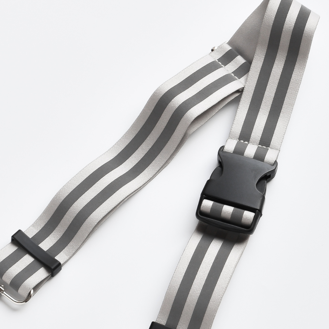 Reflective Bum Bag Strap - Nude