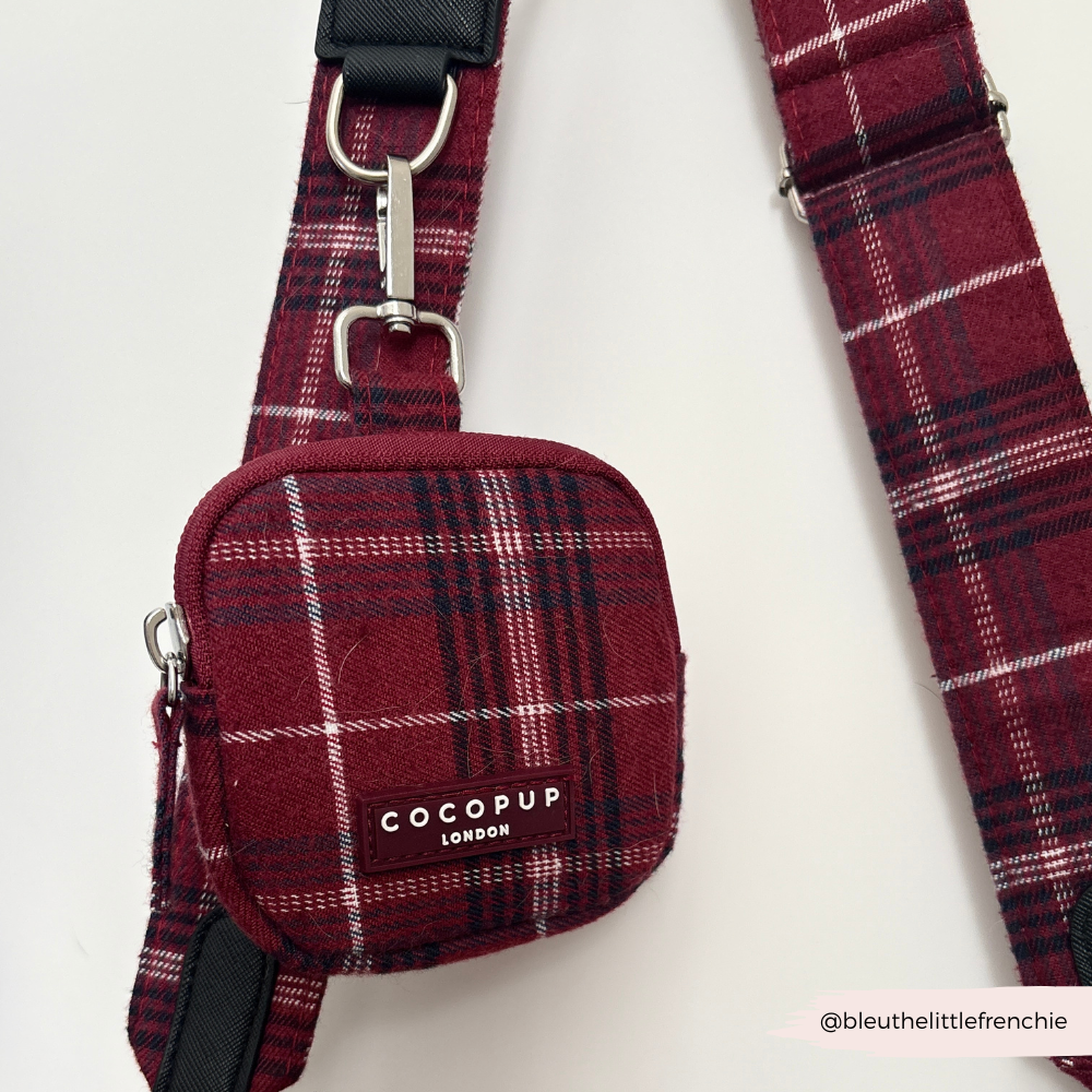 Mulberry Plaid Dog Walking Bag Bundle - Mulberry Plaid