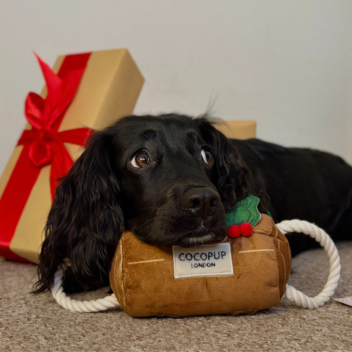 Yule Log Dog Toy