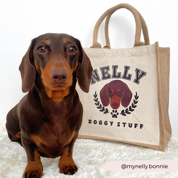 Cocopup X Syd & Co - Personalised Dog Jute Bag - 2 colours available