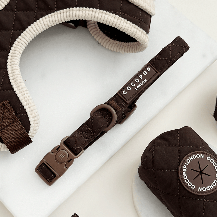 Burford Quilted Adjustable Neck Harness, Lead & Collar Bundle