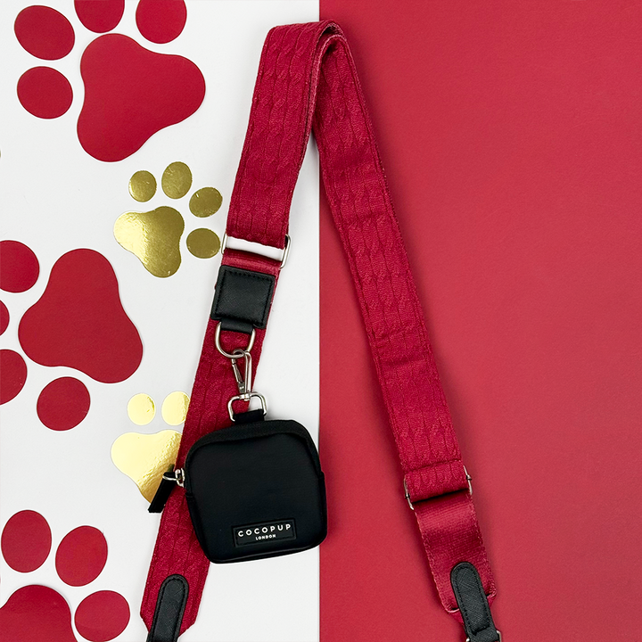 Cable Knit Bag Strap - Mulled Wine