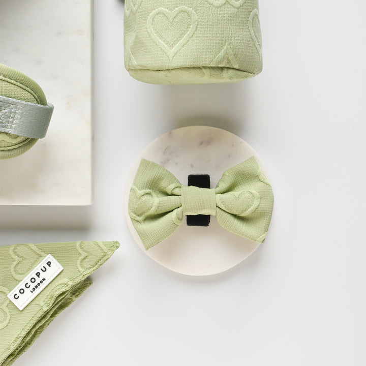 Luxe Bow Tie - Sage Heart