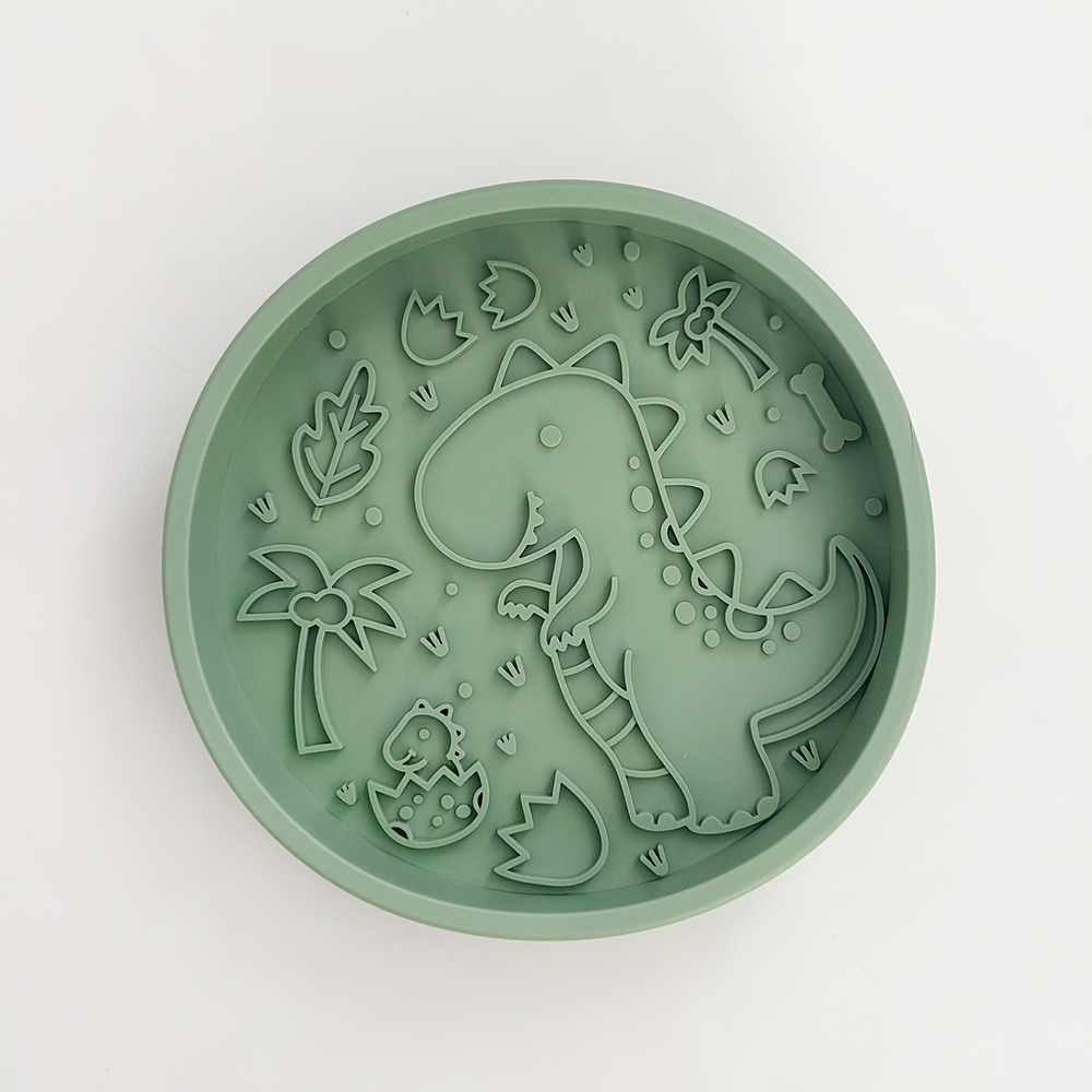 Silicone Slow Feed Dog Bowl - Dinopaws