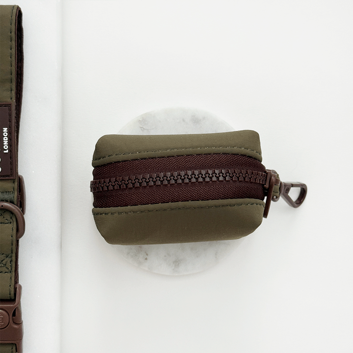 Farmhouse Poop Bag Holder - Moss Green