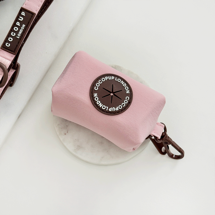 Farmhouse Poop Bag Holder - Dusty Pink