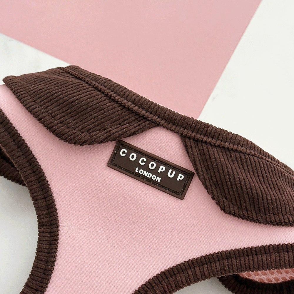 Farmhouse Adjustable Neck HARNESS - Dusty Pink