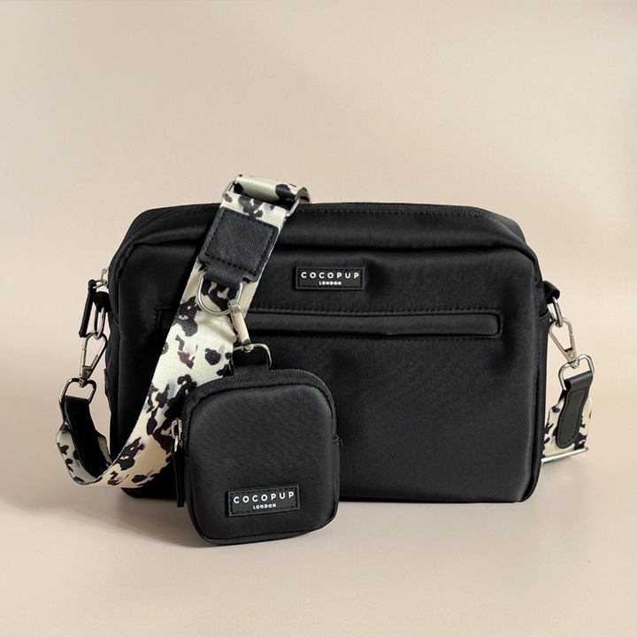 LARGE Dog Walking Black Bag Bundle - Ivory Tort