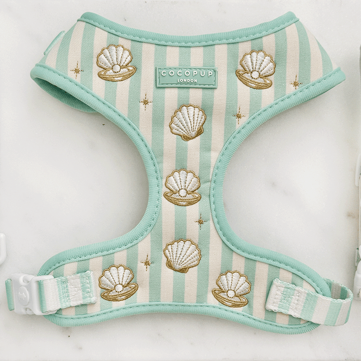Mermaid Pearl Pup Adjustable Neck HARNESS