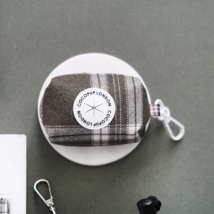 Olive Check Poop Bag Holder