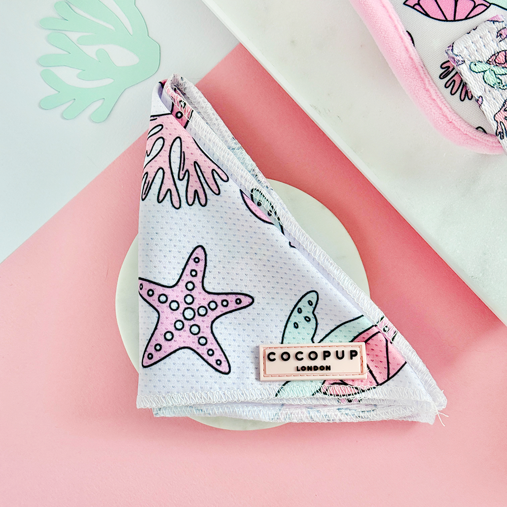 Pawcific Pink Reef Bandana