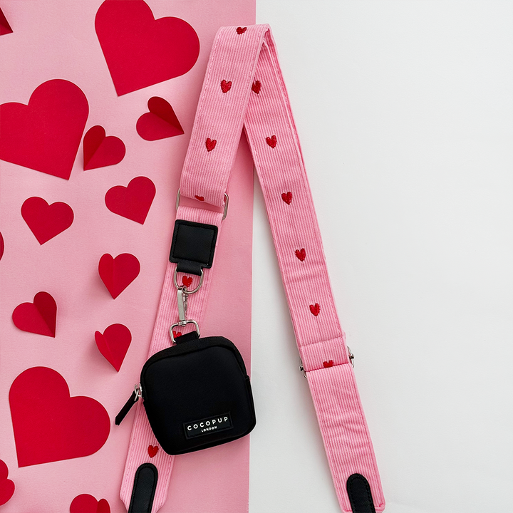 Bag Strap - Pink Heartstrings Cord