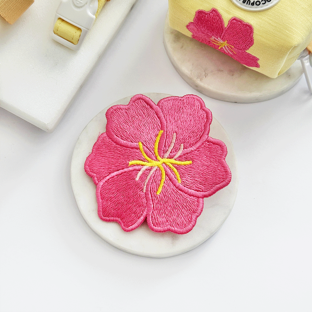 Pink Hibiscus Collar Flower