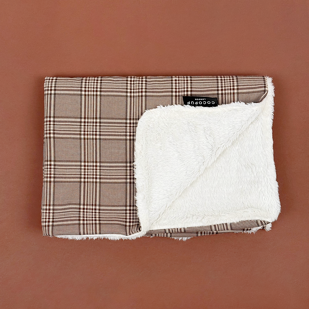 Travel Mat & Blanket Set - Pup Plaid