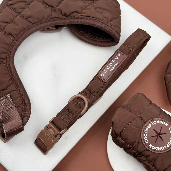 Espresso Quilted COLLAR