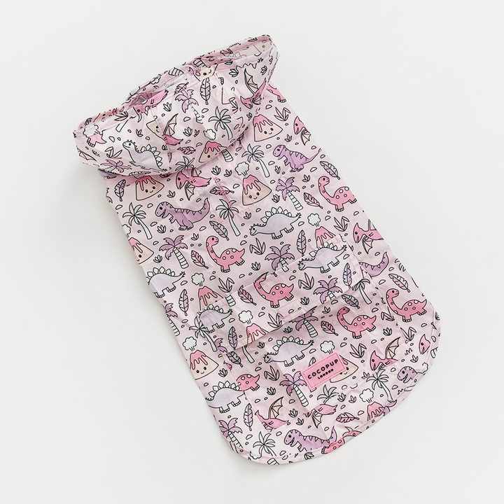 Dog Raincoat - Princess Dino