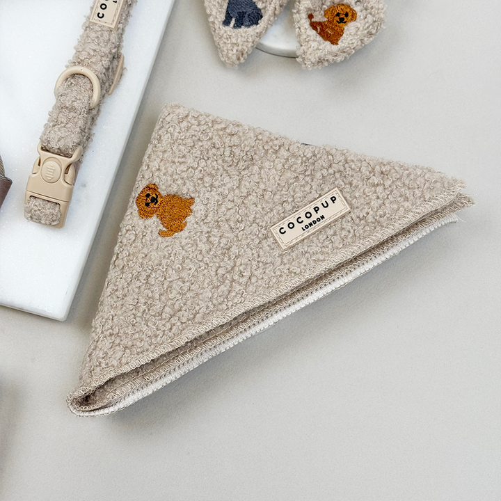 Ralph & Friends Mocha Teddy Bandana