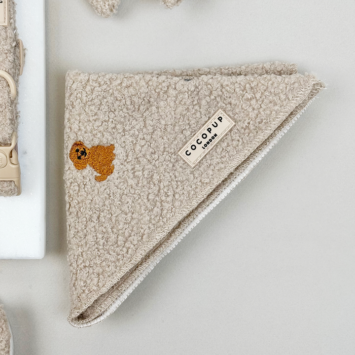 Ralph & Friends Mocha Teddy Bandana