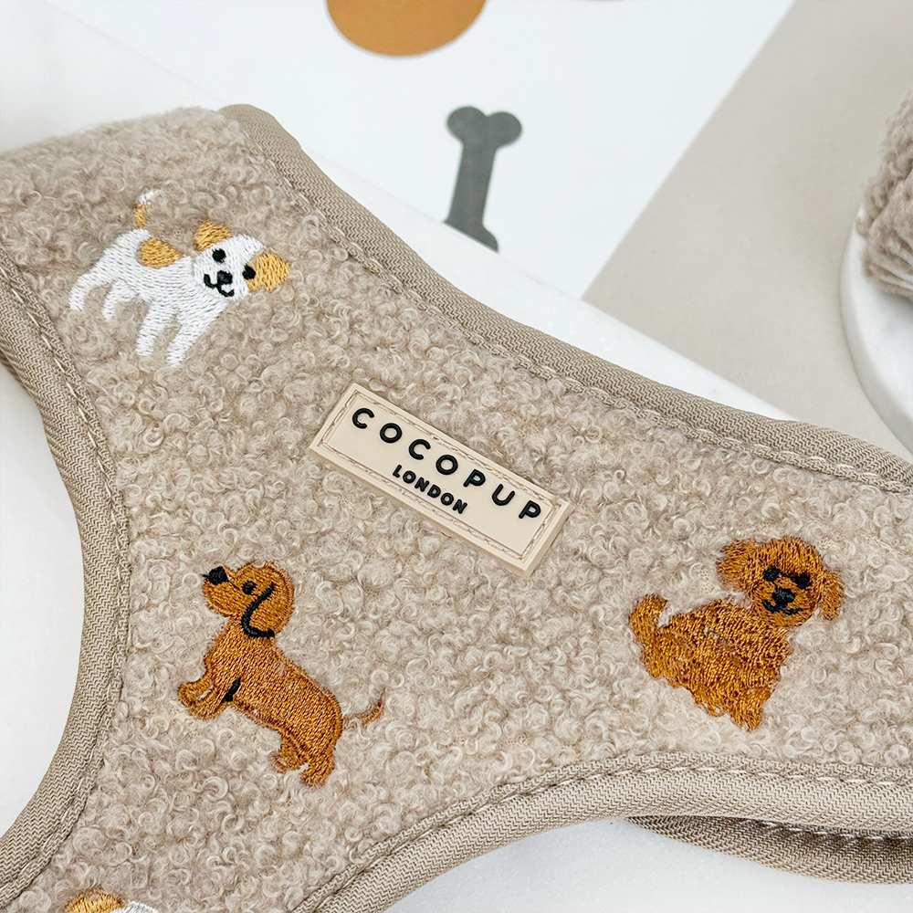 Ralph & Friends Mocha Teddy Adjustable Neck HARNESS