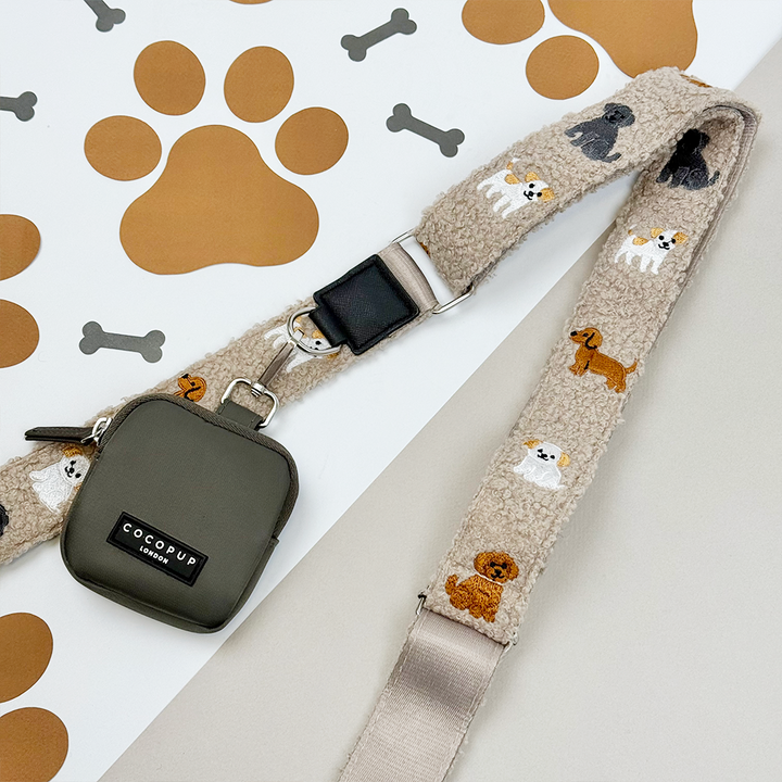 Dog Walking Mocha Bag Bundle - Ralph & Friends Mocha Teddy