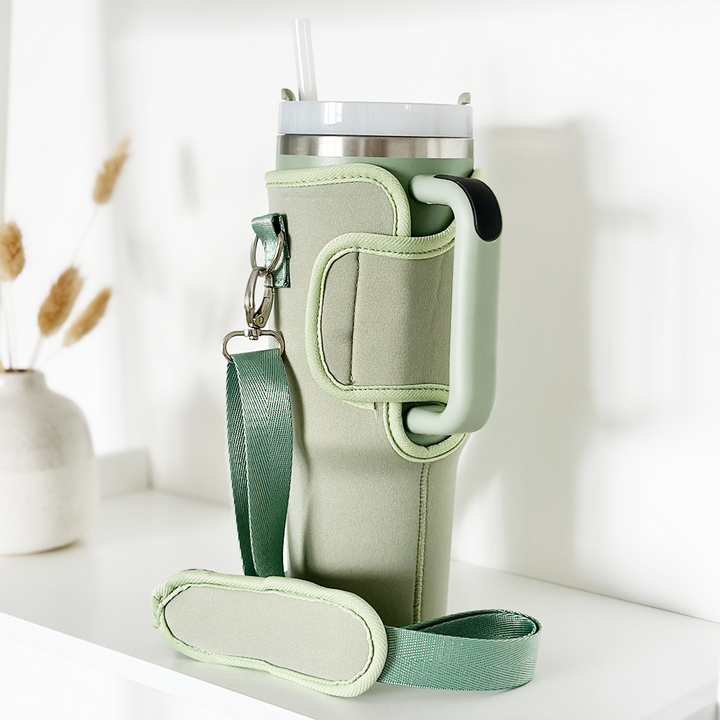 Soft Sage Tumbler Carry Case by Coconut Lane