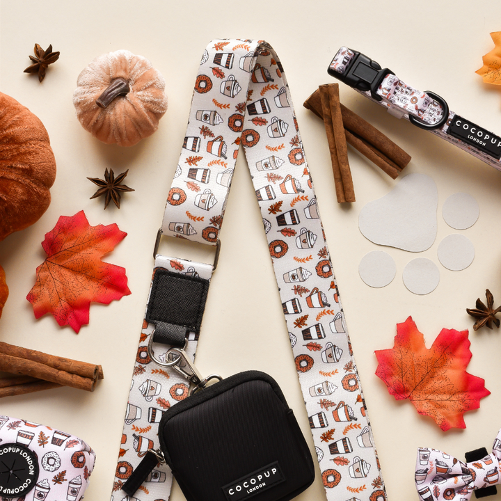 Dog Walking Black Bag Bundle - Autumn Puppuccino