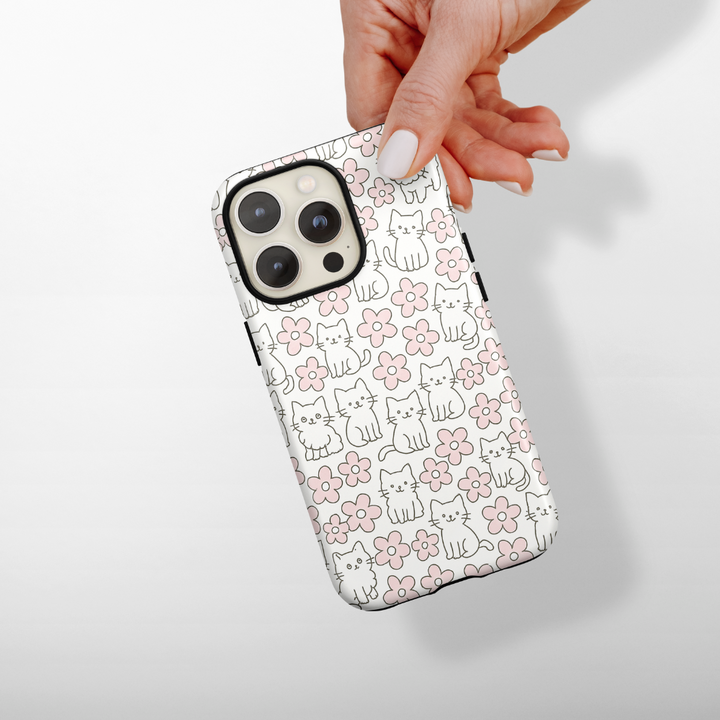 Tough Phone Case - Purrfect Blooms