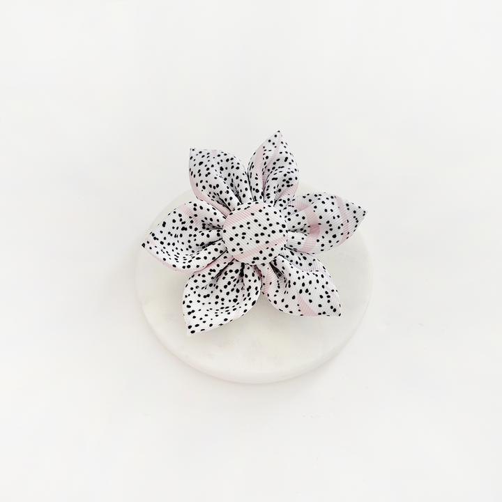 Pink Dalmatian Collar Flower