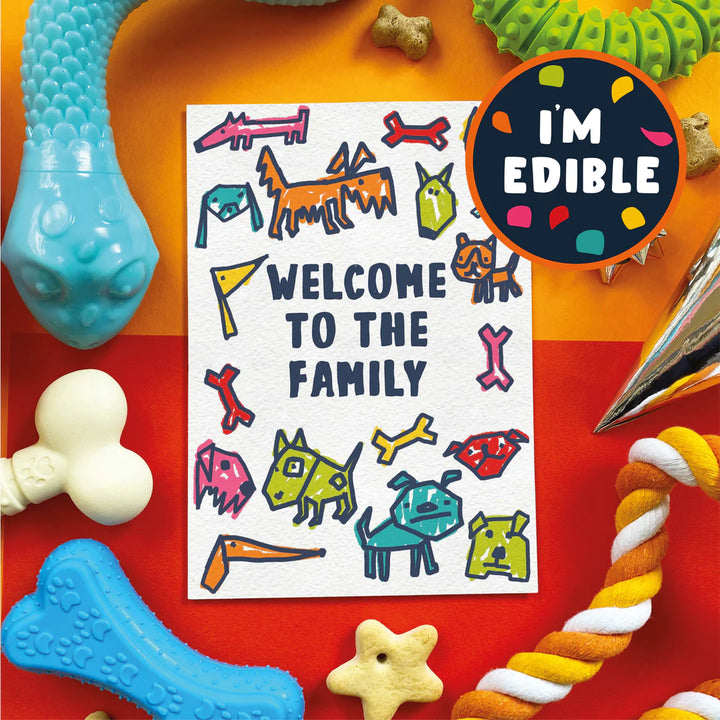 Scoff Paper - Welcome To The Family Edible Card