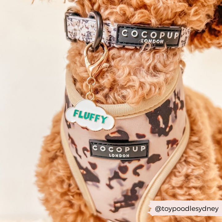 Dog Collar Charm - Fluffy