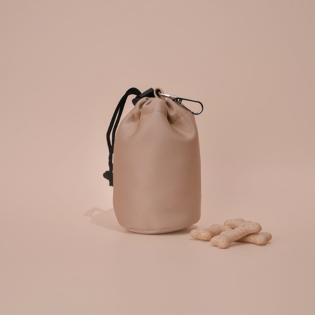 Drawstring Treat Pouch Plain Nude