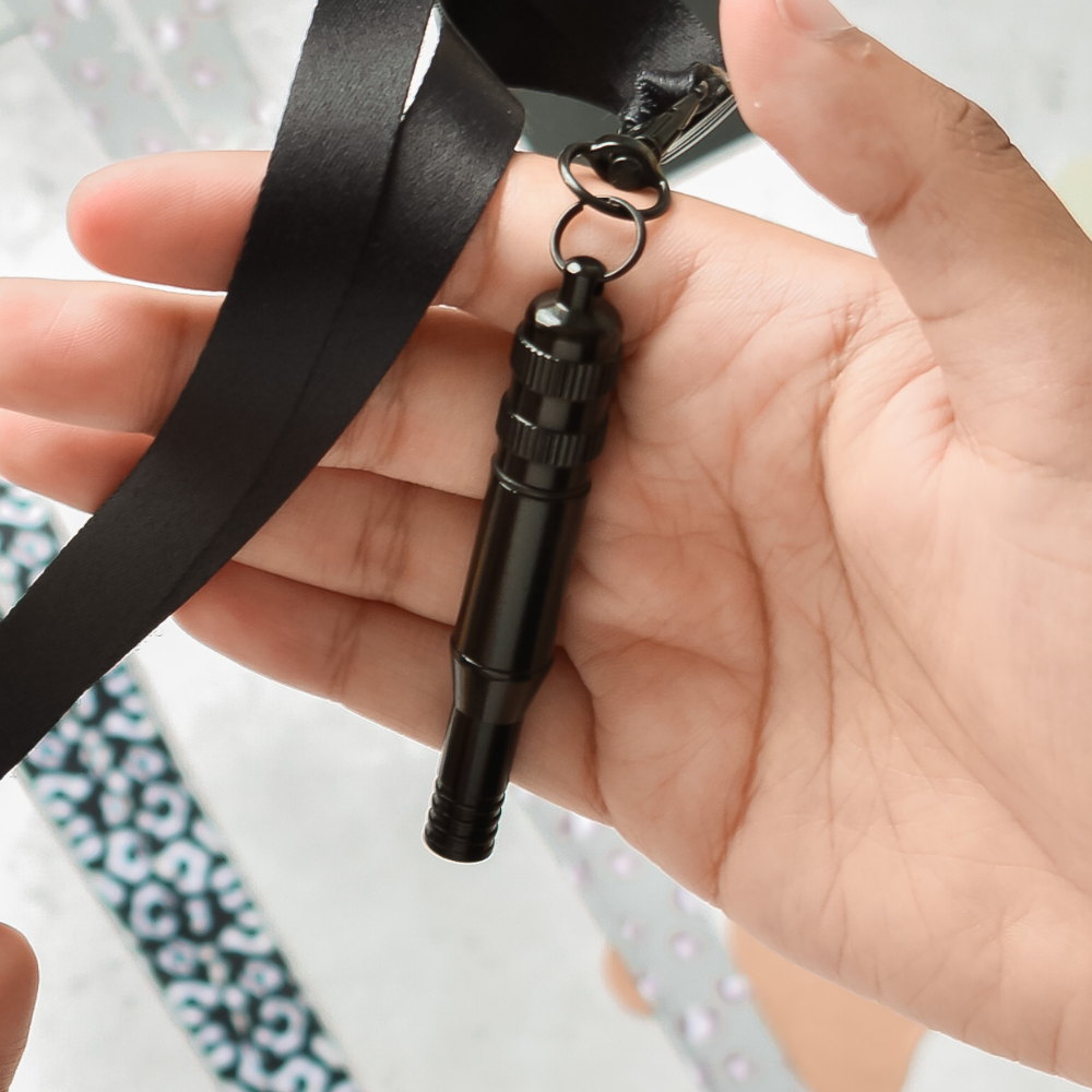 Black Training Whistle